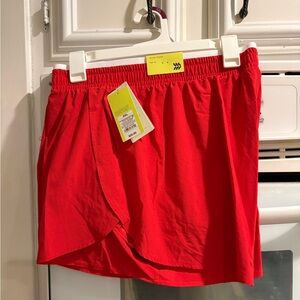 All in motion Red High-Rise Athletic Shorts